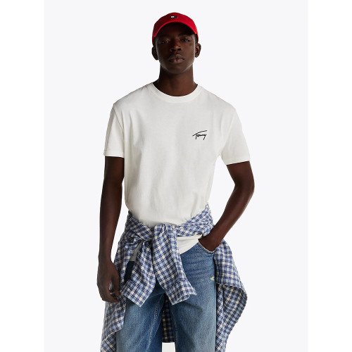 Tommy Hilfiger Ανδρική κοντομάνικη μπλούζα Signature Logo Embroidery T-Shirt